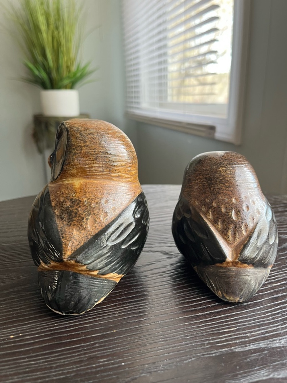 Vintage OMC Otagiri Mercantile Co. Owl Set Stoneware MCM Style Japan 2 PC - Picture 4 of 12